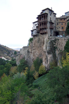 Cuenca cliffside houses