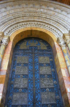 entrance to cathedral