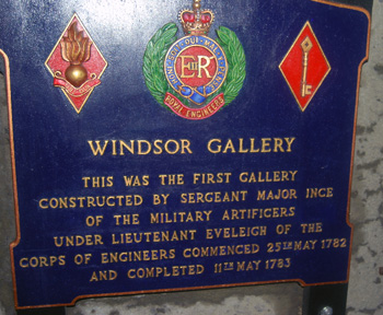 windsor gallery plaque