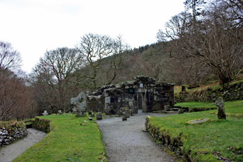 remains of Glendalough cathedral