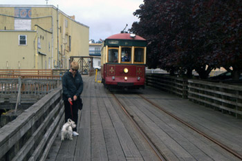 Astoria Oregon trolley car