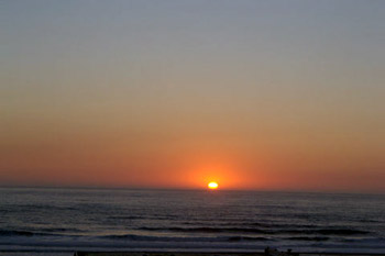 Oregon coast sunset