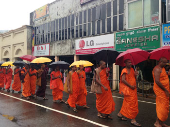 parade of monks