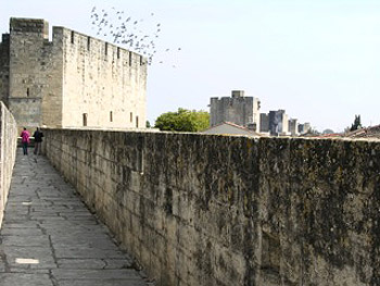 walkway on city wall