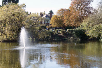 lake at Bletchley park