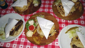 Bosnian food assortment
