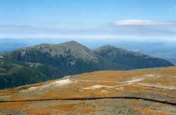view from top of Mount Washington
