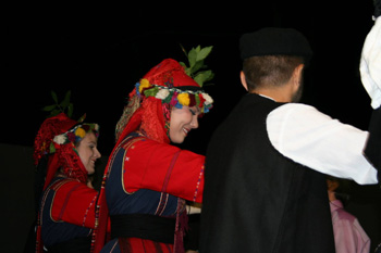 Traditional dancers in Evros