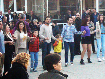 Greek street dancing