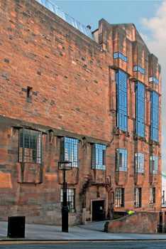 Glasgow School of Art, northern facade