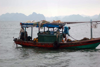boat on Halong Bay