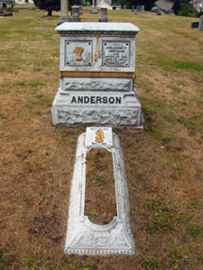 cemetery grave marker