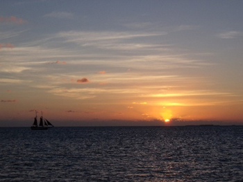 sunset in Key West