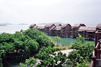 resort on Langkawi island