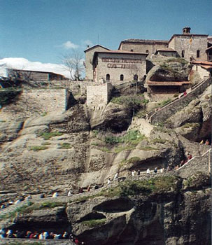 monastery built on cliff