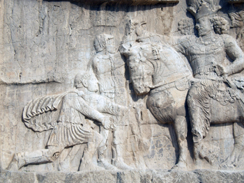 carving king Shapur I