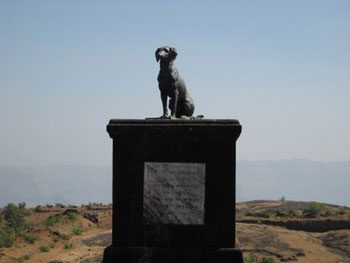 memorial to dog Waghya