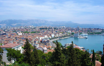 Split city and harbour