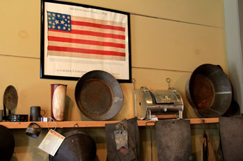 Tin artifacts made in the 1800s