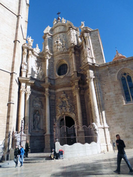 Valencia cathedral main portal