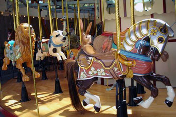 carousel at Butchart Gardens