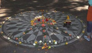 Strawberry Fields John Lennon memorial, Central Park