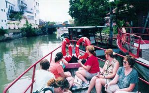 boat ride on Malacca canal