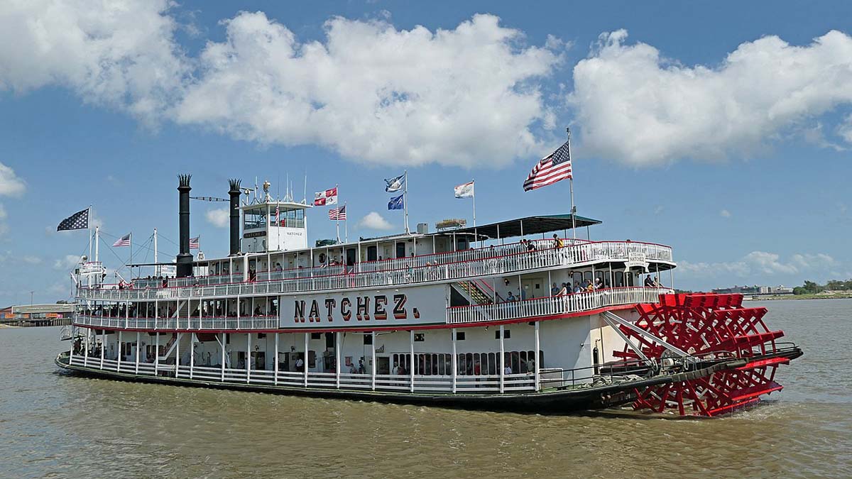 Steamboat Natchez on the Mississippi