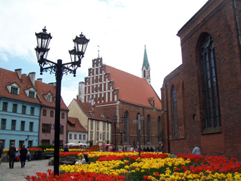 Riga, Latvia town hall square