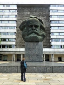 Marx head statue Chemnitz