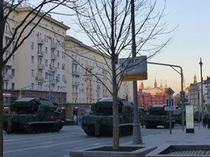 Army tanks Moscow