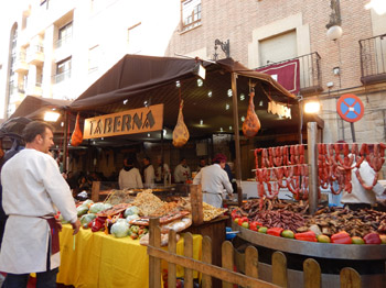 Orihuela market stall