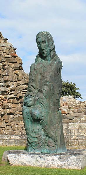 Saint Cuthbert statue