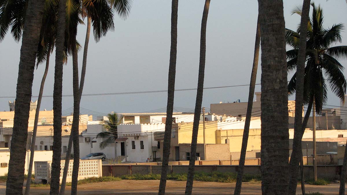 Al Haffa area in Salalah, Oman