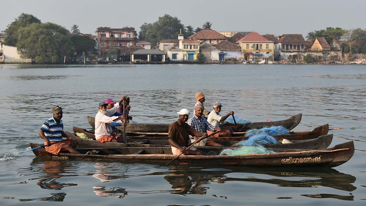 boatmen in Cochin