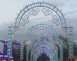Xmas lights in Hyde Park