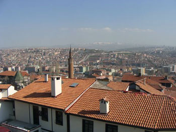Ankara Turkey rooftops