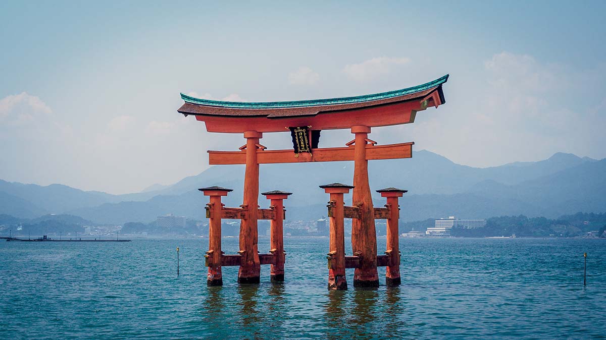 Itsukushima Shinto shrine at Miyajima island, near Hiroshima