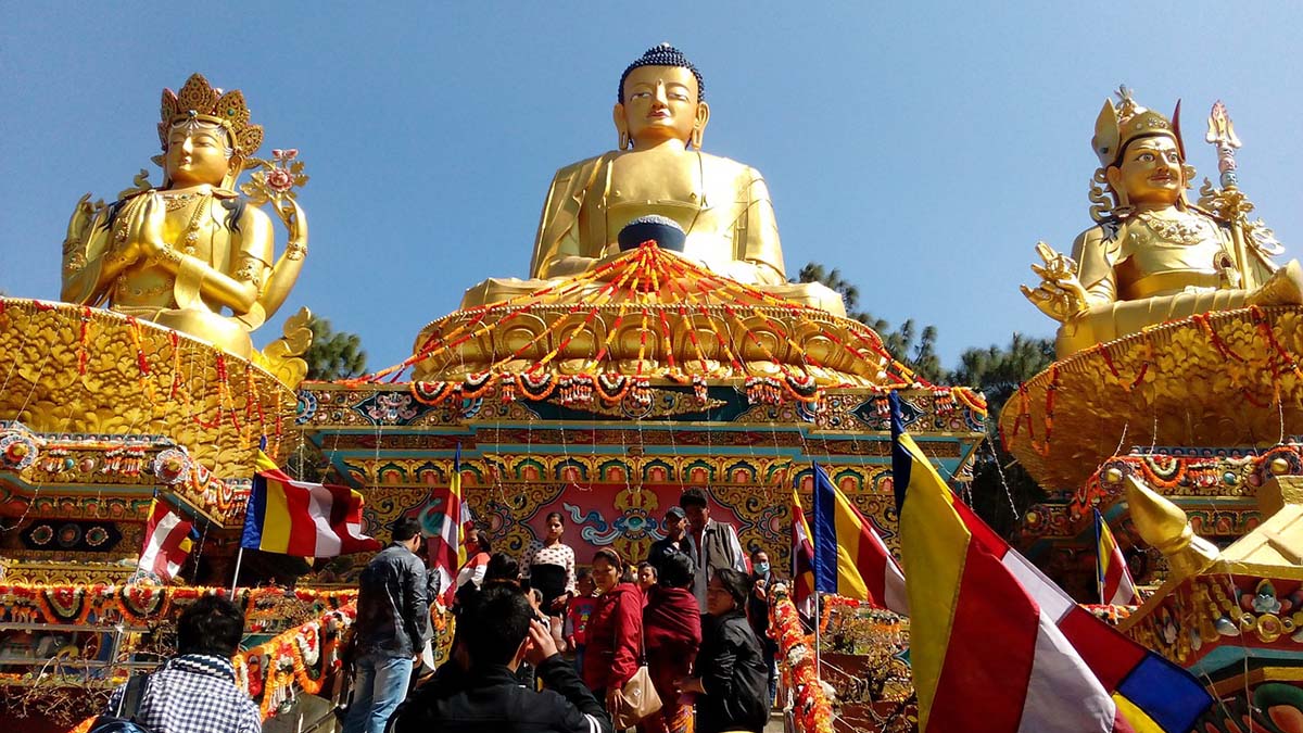 Buddha statues in Kathmandu