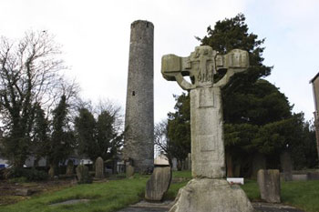 tower and cross at Kells monastery