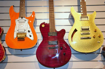 guitars in Museum of Music