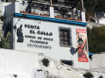 flamenco cave restaurant, Granada