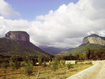 the road to Castello d’Alaro