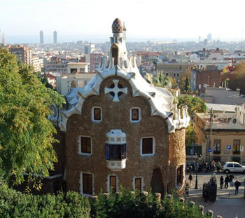 Gaudi building in Barcelona