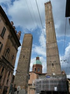 Due Torri, two towers of Bologna