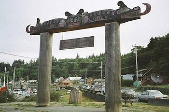 gateway to ‘Namgis First Nation, Alert Bay, BC