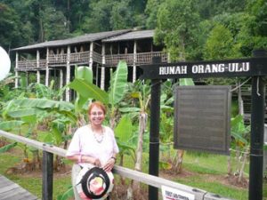 the author at Sarawak Cultural Village in Santubong, Sarawak