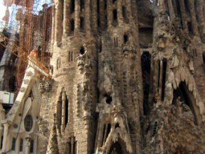 detail of La Sagrada Familia