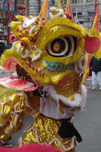 head of Chinese dragon costume