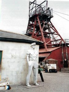 Coal mine in Caerphilly, Wales